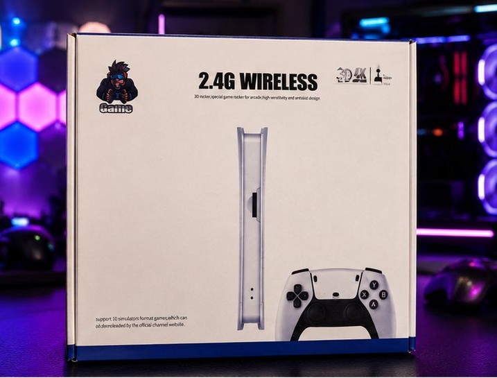 Game Stick Lite 4K 2.4G Wireless Retro Gaming PS4 Console with 20,000+ Built-in Games (64GB)